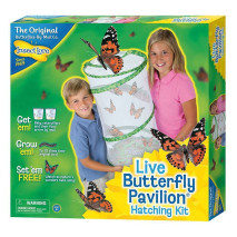 InsectLore Motýlí pavilón s 10ti ŽIVÝMI housenkami